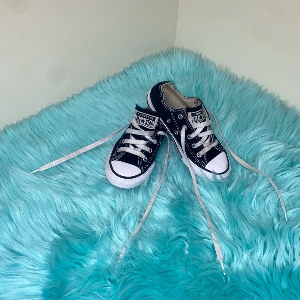 Converse Kids' Black and White Sneakers